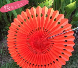 創(chuàng)意婚慶用品 喜慶裝飾紙扇花與歐式流行折扇花的魅力